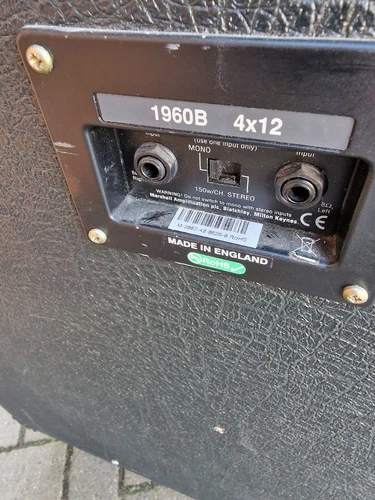 Marshall 1960B Lead 4x12" Speaker Cab Celestion G12T-75 300W Mono 150W Stereo - Picture 6 of 6