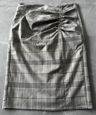 Neu!!! Esprit Modischer Elentangter Business Karo Stiefel- RockGr. 38