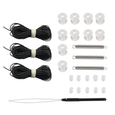 RV Pleated Shade Repair Kit RV Window Shade Restringing Kits For Day Night Pleat