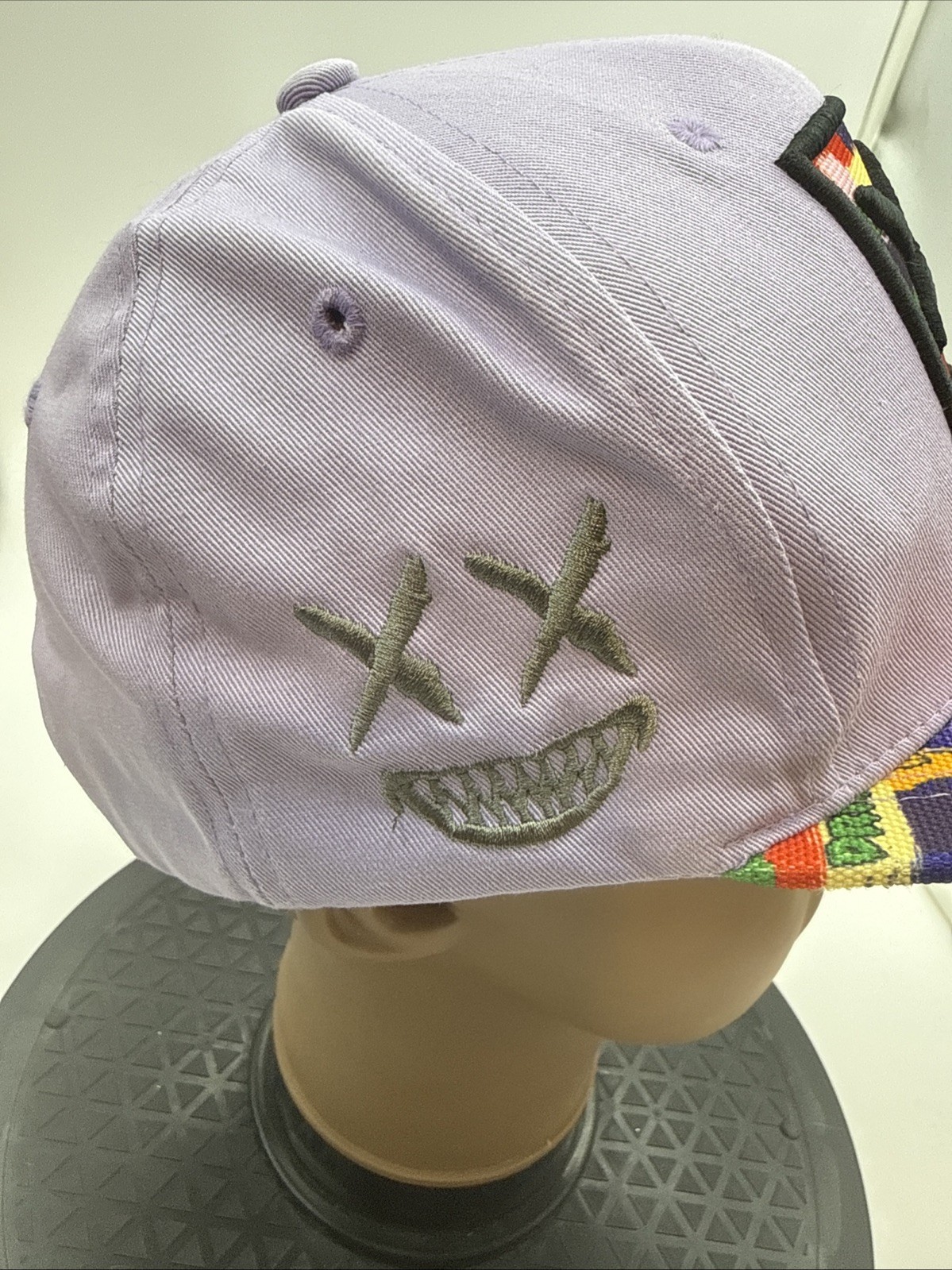 Top Level DRIP Snapback Hat LAVENDER Embroidered … - image 5
