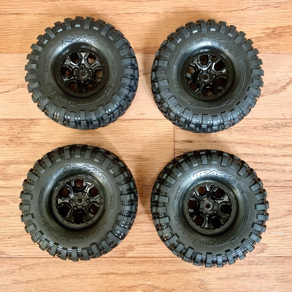 Proline ‘66 Ford F-100 Body & Tire Combo - Nice! Orange, Black, 12 mm, Slash 4x4 - Image 4 of 4