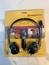 Rosetta Stone Headset Microphone USB for Language Learning Software NEW  SEALED