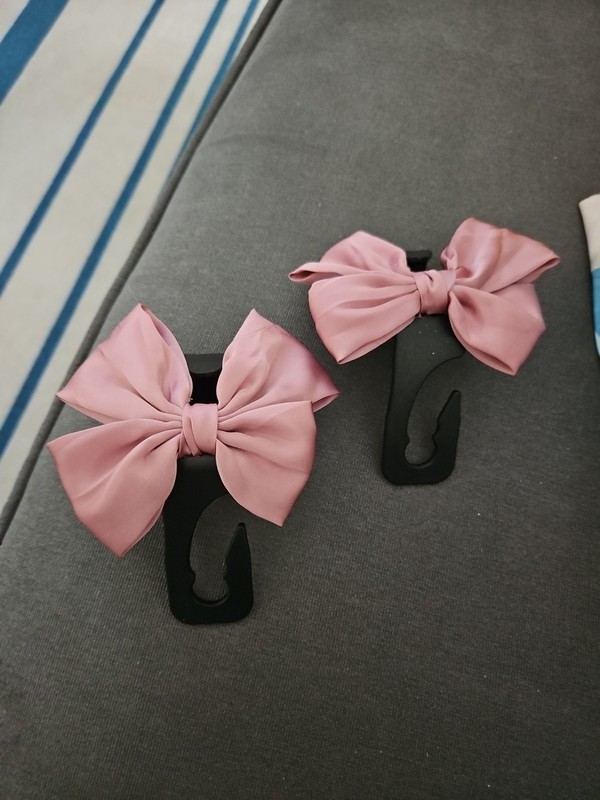 Mauve/Pink Car Seat Hooks for Purse NEW