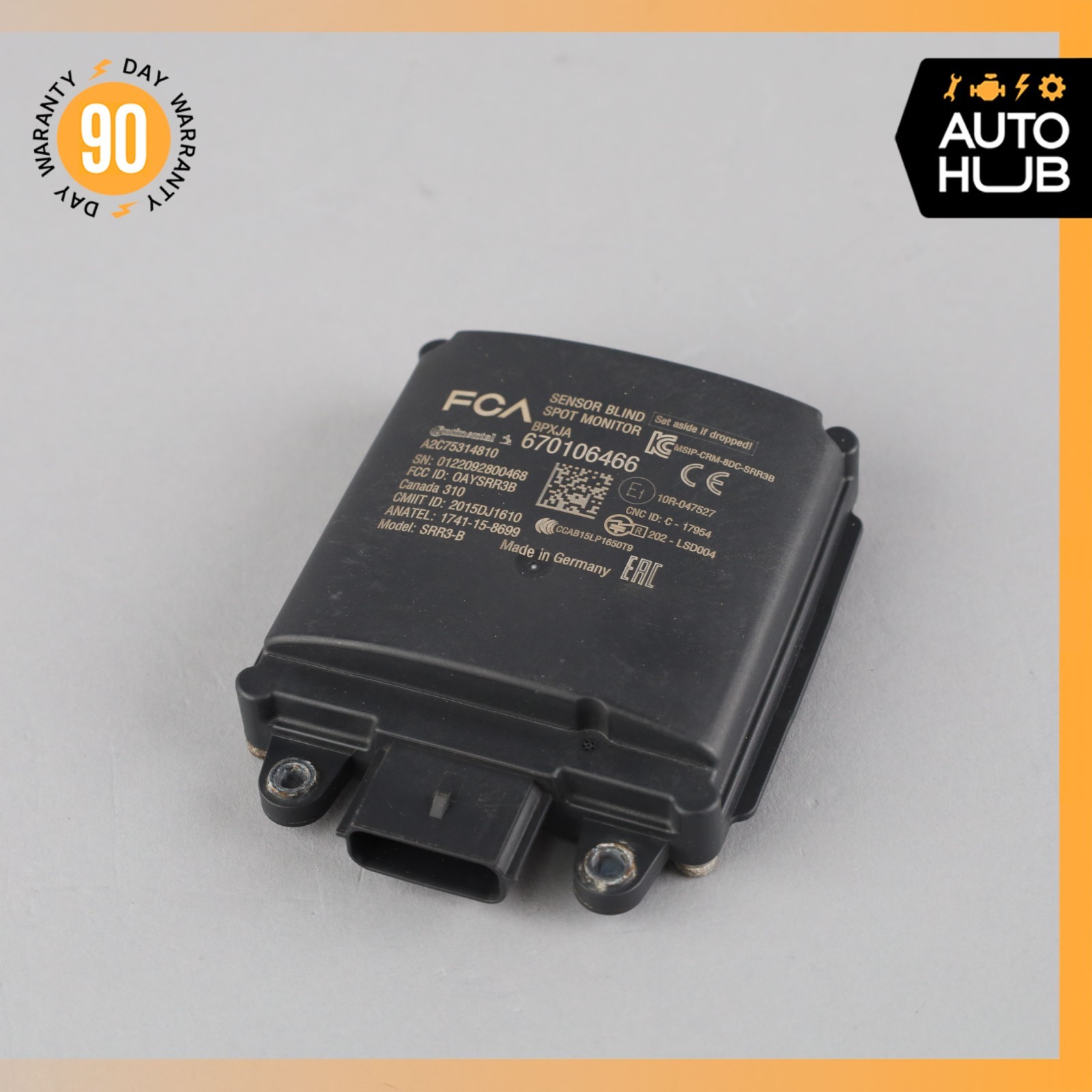 Maserati Levante M161 Rear Blind Spot Radar Distance Sensor Module OEM 35k