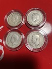 Canada 25C 1943 - 50 King George VI Caribou Reverse Silver Quarter Coin Lot of 4 — photo 2
