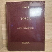 Tosca, - Vocal Score of Giacomo Puccini's Opera "Tosca" - Voice Piano Score