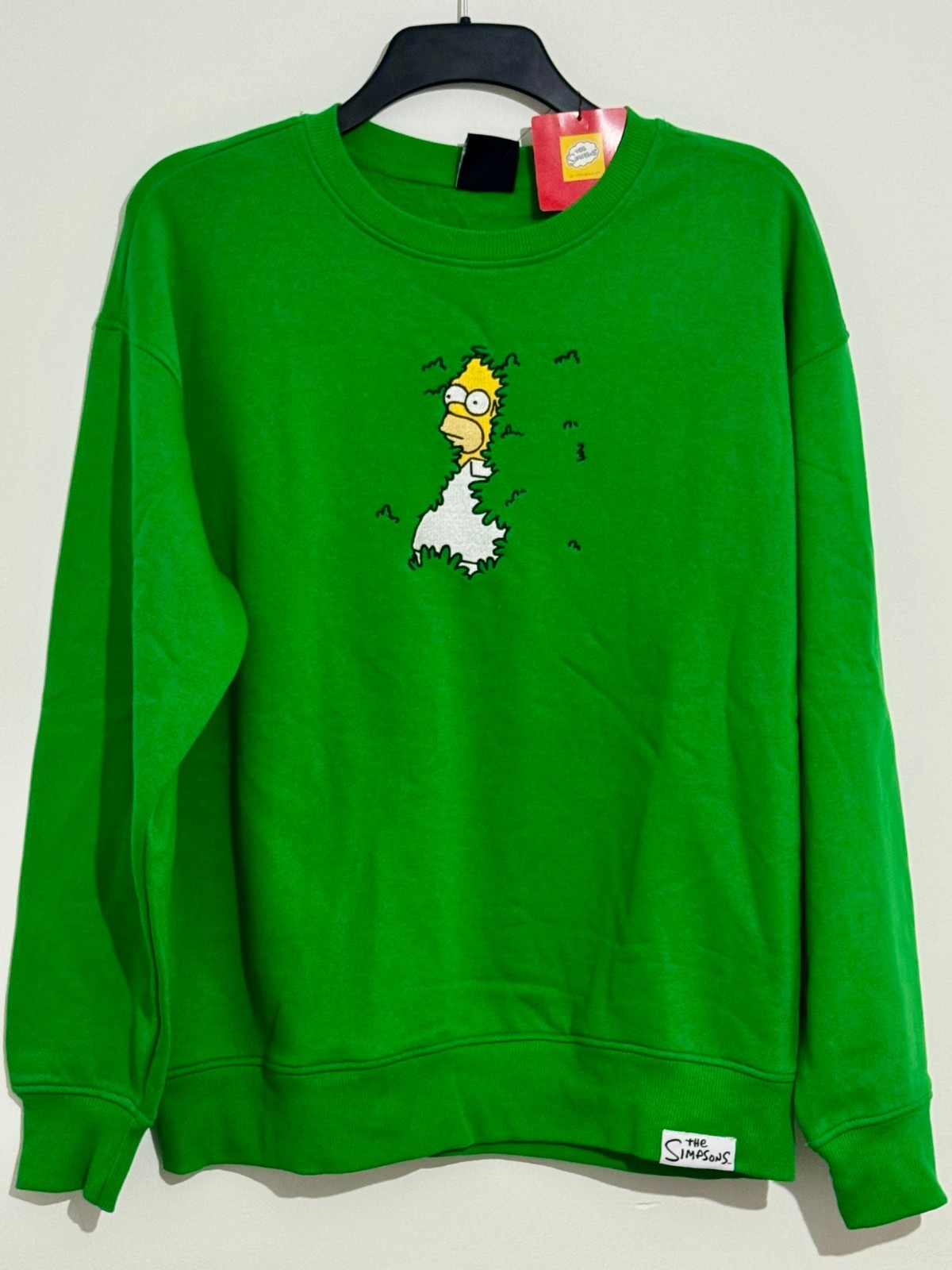 Homer Simpson Bush Hedge Funny Meme Jumper Sweater Primark MEDIUM LARGE Men NEW