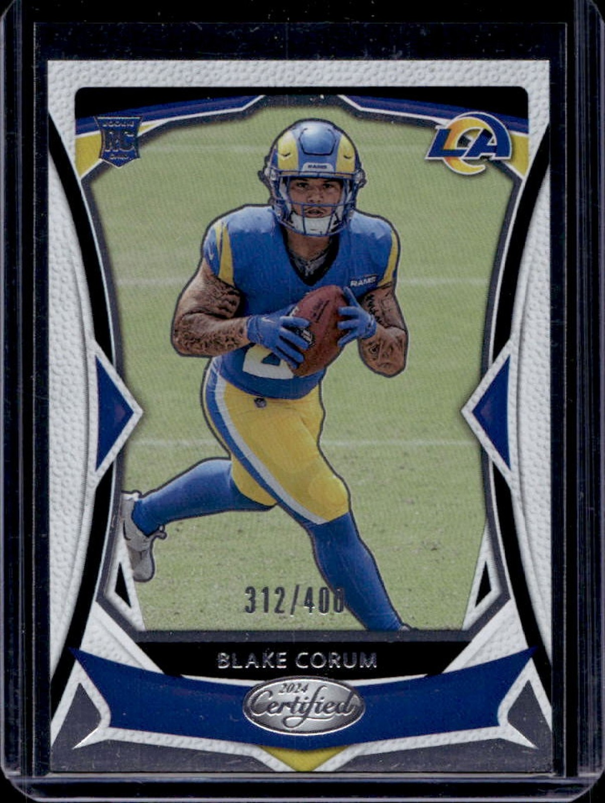 2024 Certified Blake Corum Rookies Rookie RC #312/400 Rams