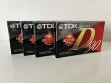 TDK D90 Normal Position Cassette Tape - 1PK