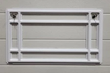 CLOPAY Prairie 510 Replacement Window Inserts /Short Panel Garage Door White