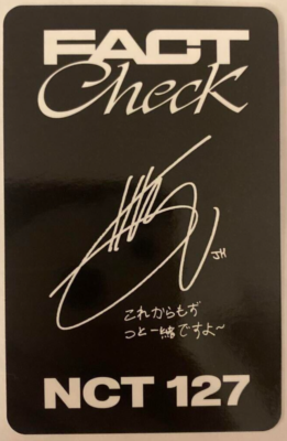 NCT 127 Jaehyun Fact Check Exhibit JAPAN Exclusive Ver. Official
