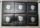 2021 P S CC O & D Morgan & Peace Silver Dollar S$1 6 Coin Set OGP & COAs