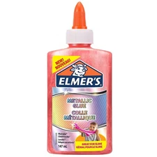 Elmer's Metallic School Glue, 5 Ounces, Pink