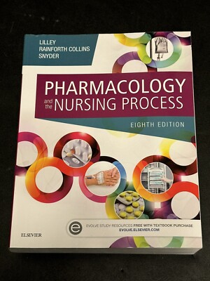 Pharmacology And The Nursing Process by Lilley Snyder Used Good Condition