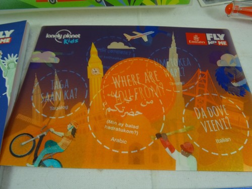 Kit Emirates Fly with Me Lonely Planet custodia per trasporto bambini NUOVA - Foto 11 di 16