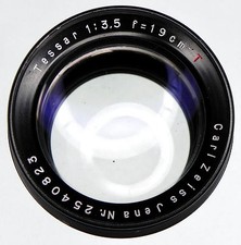 Carl Zeiss Jena 19cm f3.5 Tessar T Barrel Lens  2540823