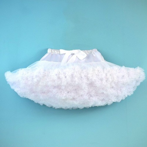 Skirts Solid Fluffy Tulle Princess Ball Gown Kids Ballet Party Performance Dress - Picture 38 of 39