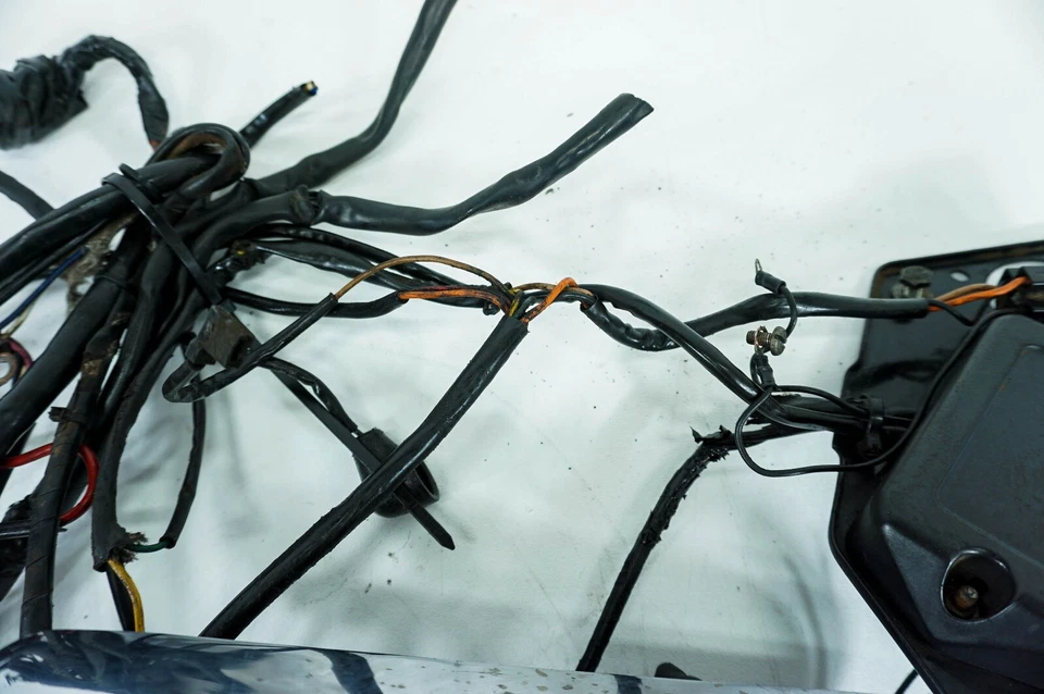 1986 Harley Super Glide FXR OEM Ignition Module CDI Wiring Harness Wire CUT 1293 - Image 4 of 4