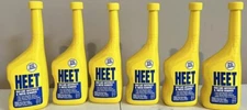 Lot of 6 HEET Gas-Line Antifreeze & Water Remover (28205) Free Shipping! NEW