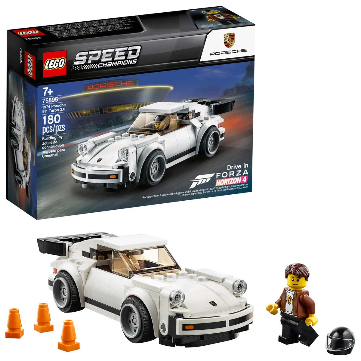 LEGO 1974 Porsche 911 Turbo 3.0 Speed Champions 75895