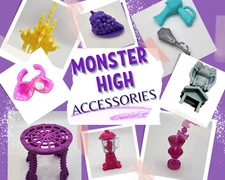 Monster High Ever After High Doll Accessories Replacements