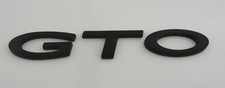 04-06 Pontiac Gto Kidney Grille Grill Emblem Letters Black Front Bumper