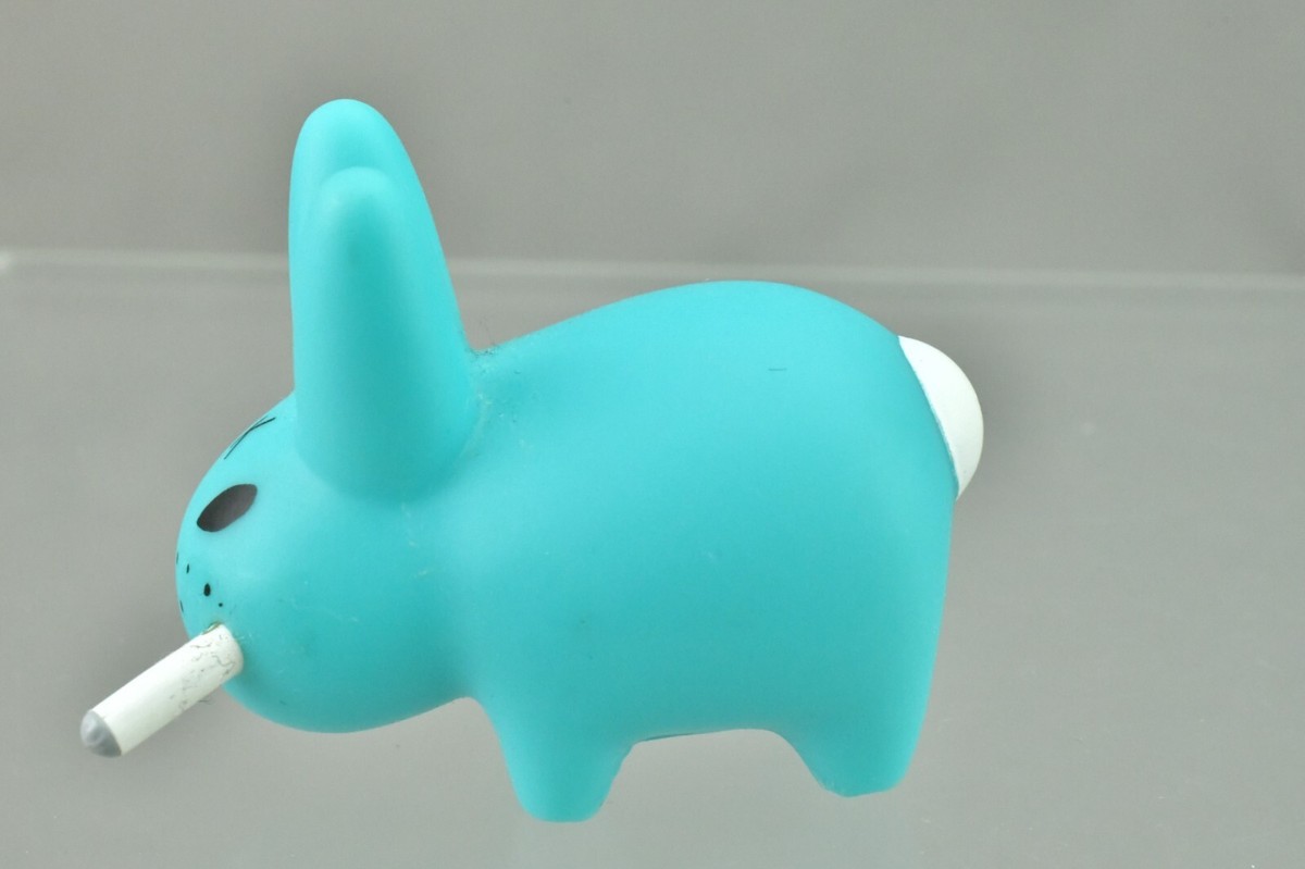 Kidrobot Smorkin Labbits Teal Series 4 Rabbit Frank Kozik