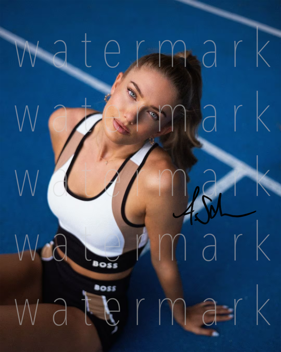 Alica Schmidt signed sexy Olympic 8X10 print poster photo picture autograph  RP - Main Image