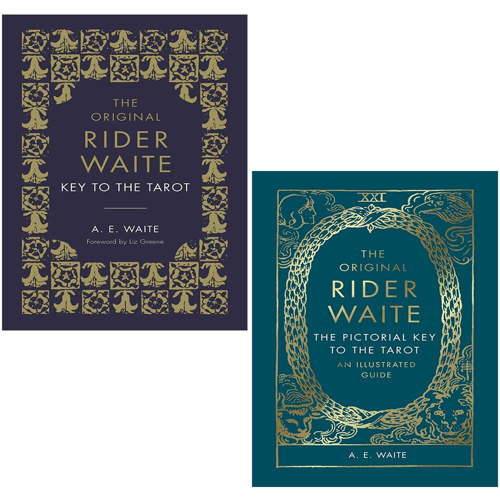 A.E. Waite Collection 2 Books Set Key To The Tarot, Pictorial Key To The Tarot