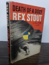 DEATH OF A DOXY Rex Stout NERO WOLFE 1st Edition First Printing MYSTERY Crime