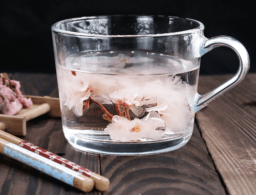 Flower Tea Japanese Salted Sakura Cha Pink Cherry Blossoms Traditional Preserved - Picture 9 of 12
