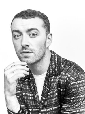 V8583 Sam Smith New Photo Tatoo Portrait Music Singer BW Decor WALL POSTER PRINT