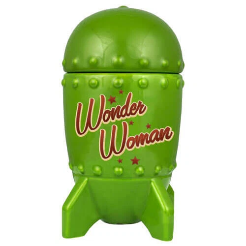 Tasse à café avec couvercle DC Bombshells Wonder Woman 3D hautement collectionna - Photo 2/2