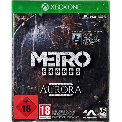 Metro Exodus Limited Aurora Edition Xbox One Spiel Spiele OVP Komplett SEHR GUT