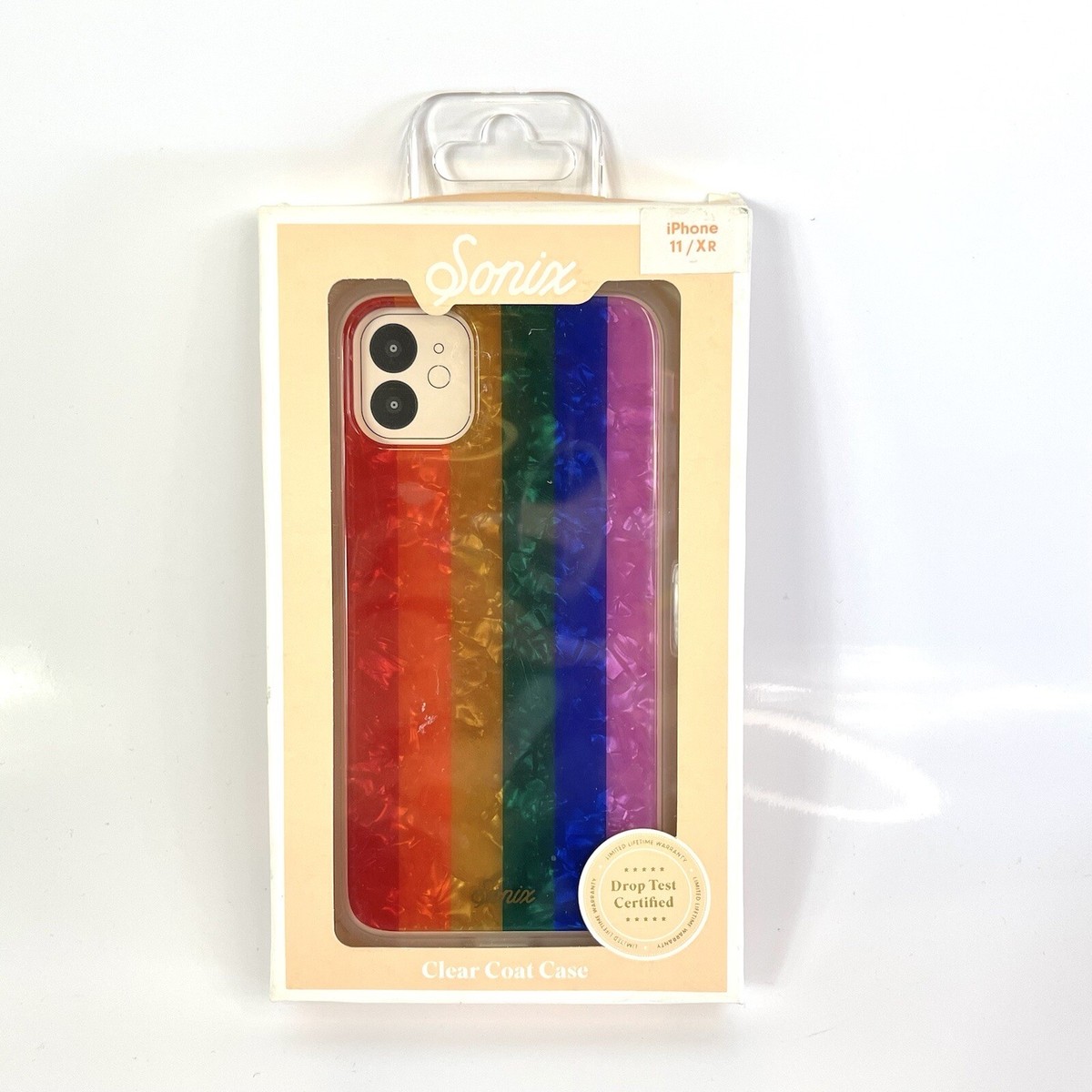 SONIX iPhone 11/XR Case Rainbow Pride Clear Coat