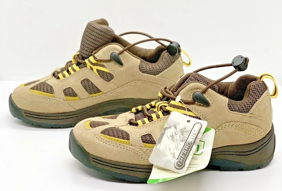 Nuevo con etiquetas Zapatos Lands' End Thermolite Marrón Multicolor Senderismo Gamuza Talla: 13 Foto 3 de 4