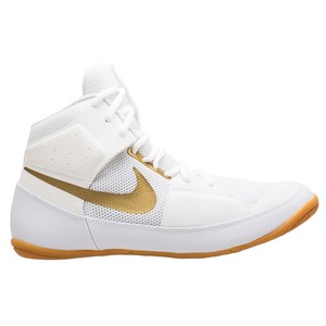 Nike Fury Wrestling Shoes Boxing Mma Combat Sports Shoes Ao2416 White Gold Ebay