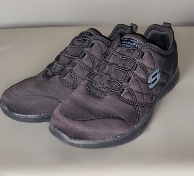 Skechers Women's Size Ghenter Srelt 77211W Black Running