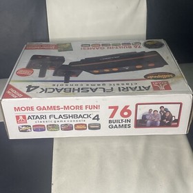 Atari Flashback 4 Classic Game Console 76 built in games With Box