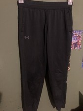 youth under armoir pants size m preowned Good Condition Black