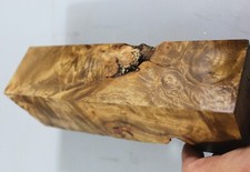 Pen/Knife Scales Barky Golden Camphor Wood Burl Turning Blank 8.5"x2.6"x2.3"