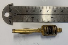 Vintage P.H. Initials Metal Tie Bar Clip Hickok Brand Made In USA
