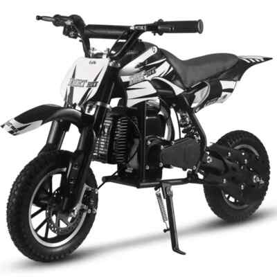 Mini 50CC Gas Dirt Bike, DB1 Model 2 Ride on Bike with Off-Road Tire, Shocks, Pu