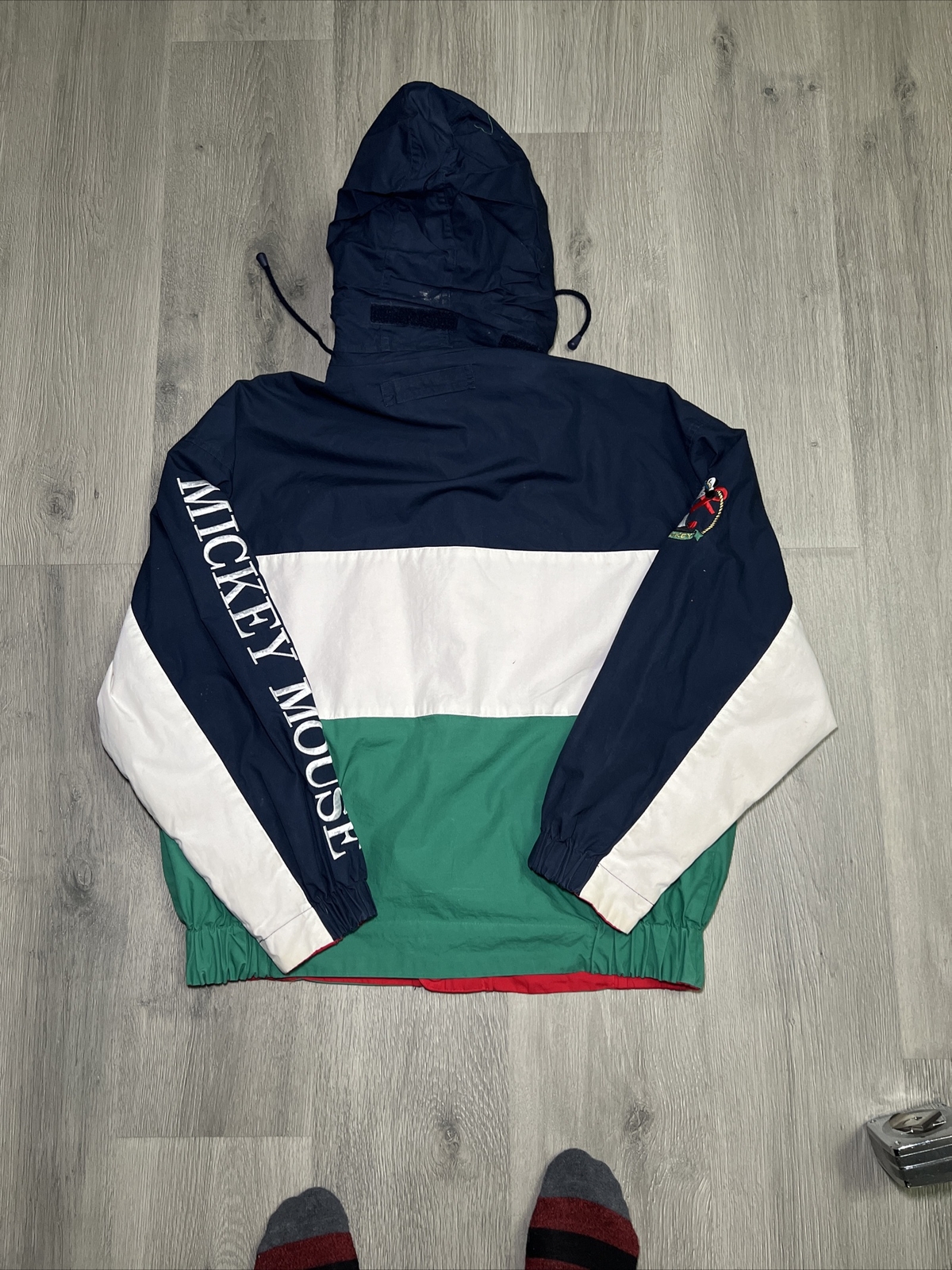 RARE MEDIUM MICKEY MOUSE REVERSIBLE WINDBREAKER (… - image 9