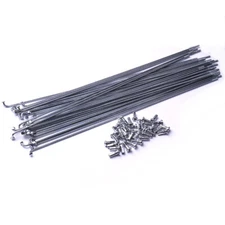 36pcs 260/305mm *2mm Bike Bicycle Cycle Wheel Spokes Alloy Steel 