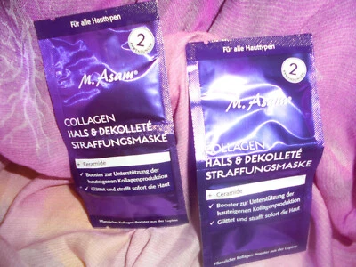 M. ASAM 4 Stück Collagen Hals- und Dekolleté Straffungsmasken - Bild 1 von 4