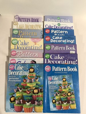 Wilton Cake Decorating Yearbooks With Pattern Books Year 2000 Thru 2006, All New