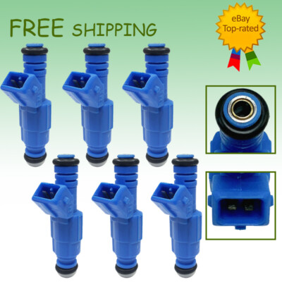 6x Fuel Injectors 0280150710 For 87-98 Ford E-150 E-250 E-350 Ford Mercury Mazda