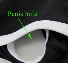 New Men Fitness Underwear Special Holes & Bulge Pouch Design Briefs GYM Shorts