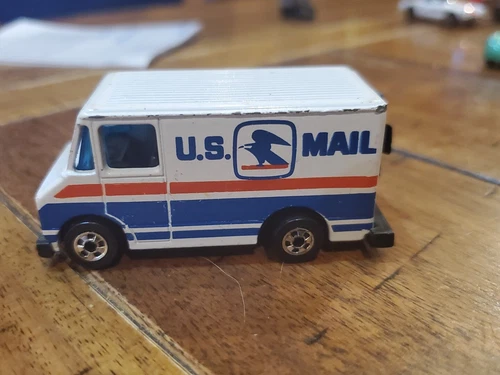 Vintage Hot Wheels 1976 Letter Getter US Mail Truck Hong Kong Base
